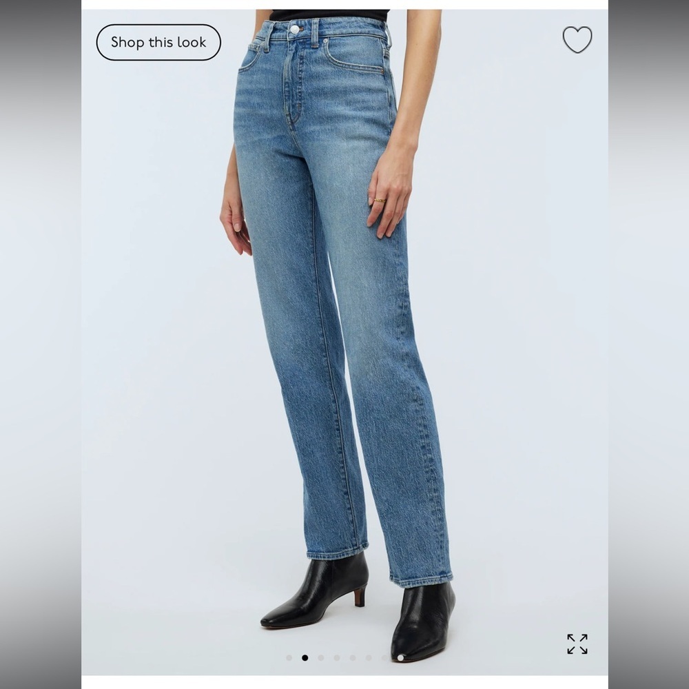 Madewell The '90s Straight Jean - Picture 4 of 13